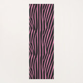 Roze zebrastripes yogamat (Achterkant)