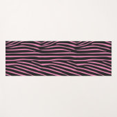 Roze zebrastripes yogamat (Voorkant (horizontaal))