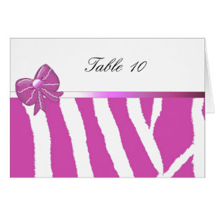 Roze zebrastrips met lint