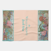 roze Zee - Aangepast winkelcentrum voor leven op Theedoek (Horizontaal)