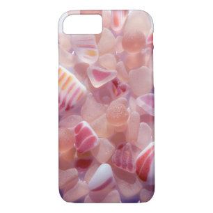 Roze Zee Glass Phone Hoesje