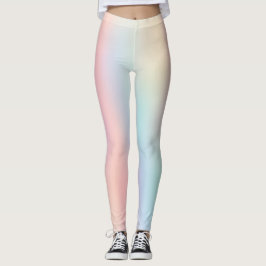 Roze Zee Groene Pastel Ombre Leggings