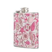 Roze Zee Patroon Heupfles (Links)