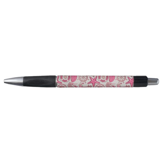 Roze Zee Patroon Pen (Voorkant)