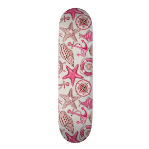 Roze Zee Patroon Persoonlijk Skateboard