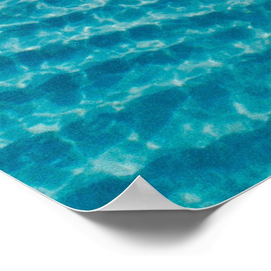 Roze zee poster (Hoek)