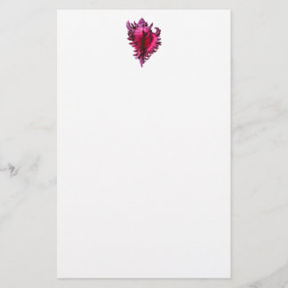 Roze Zee Shell Stationery Briefpapier
