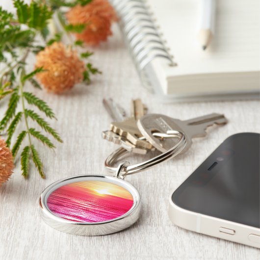 Roze Zee Sleutelhanger (Zijkant)