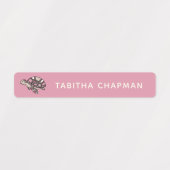 Roze Zee Turtle Labels (Design 1)