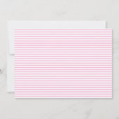 Roze Zee Turtle Note Card Stationery Kaart (Achterkant)