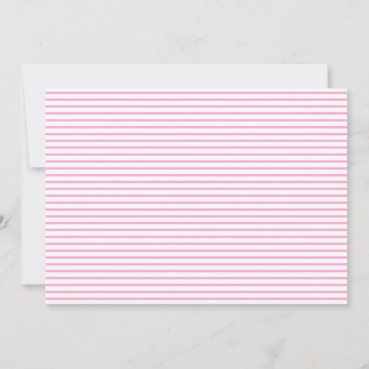 Roze Zee Turtle Note Card Stationery Kaart (Achterkant)