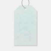 Roze Zee Turtle Whimsical & Cute Dank u Cadeaulabel (Achterkant)