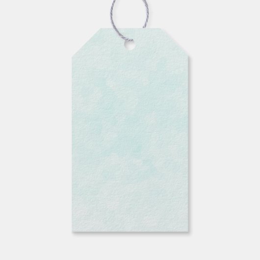 Roze Zee Turtle Whimsical & Cute Dank u Cadeaulabel (Achterkant)