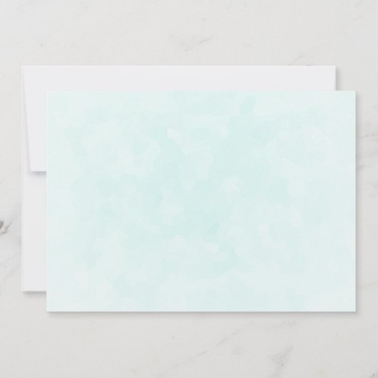 Roze Zeeen schildpad grillig & schattig Save The Date (Achterkant)