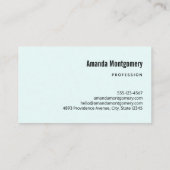 Roze Zeeen schildpad grillig & schattig Visitekaartje (Achterkant)