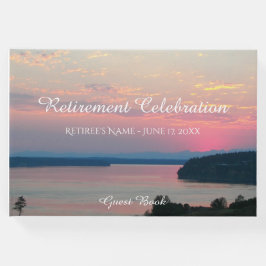 Roze Zeegezicht Zonsondergang Pensioen Gastenboek