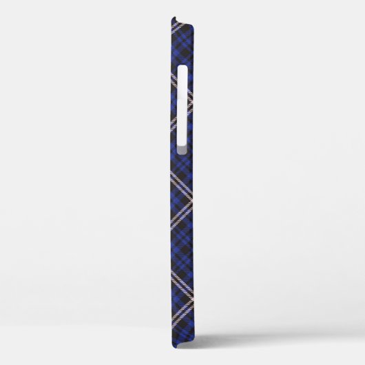 Roze zeemacht Diagonaal Pset Tartan gestructureerd Case-Mate iPhone Case (Achterkant / Links)