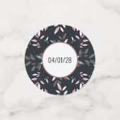 Roze zeemacht Elegant Soft Waterverf Floral Confetti (Kleine voorkant)