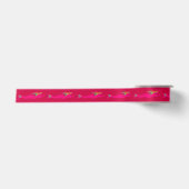 Roze zeemachtigen op rood satijnen lint (Voorkant)