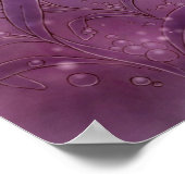 Roze Zeemeermin afdrukken Poster (Hoek)