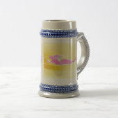roze zeemeermin bierpul (Voorkant rechts)