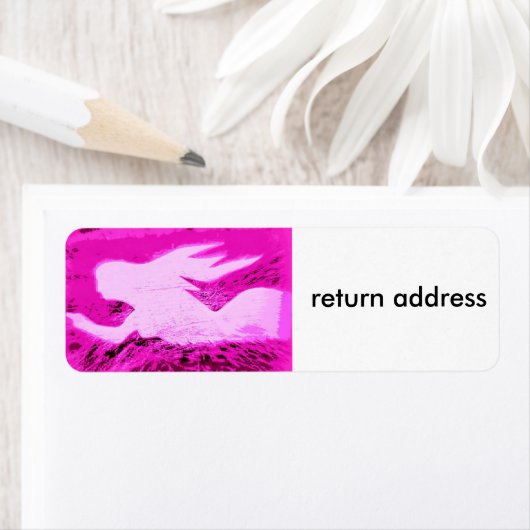 roze zeemeermin etiket (Insitu)