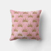 Roze Zeemeermin Glitter Kussen (Achterkant)