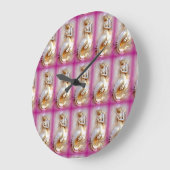 roze zeemeermin grote klok (Hoek)