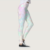 Roze zeemeermin holografisch iriserend leggings (Rechts)