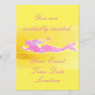 roze zeemeermin kaart
