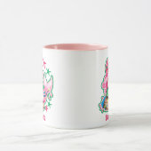 Roze Zeemeermin Kerst Kinder Hot Chocolate Mok (Midden)