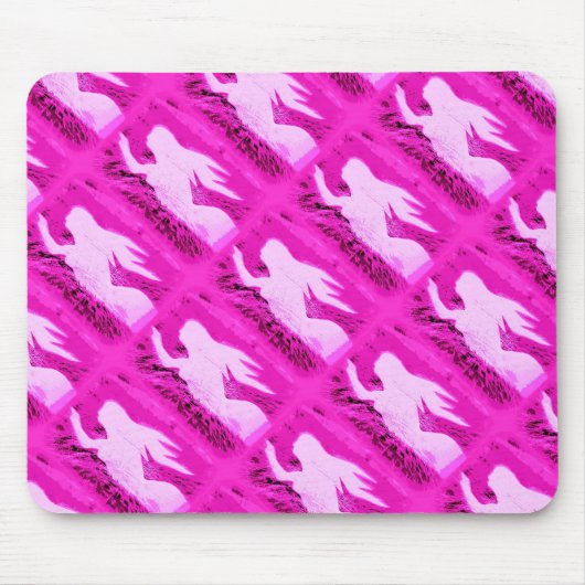roze zeemeermin muismat (Voorkant)