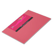 roze zeemeermin notitieblok (Schuin)