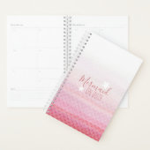 Roze Zeemeermin op dienst Weekly Maandelijkse Plan Planner (Display)