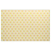 roze zeemeermin op geel stof (Yard (91,4 cm))
