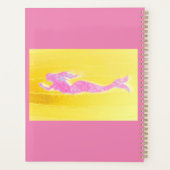 roze zeemeermin planner (Achterkant)