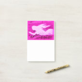 roze zeemeermin post-it® notes (Op bureau)