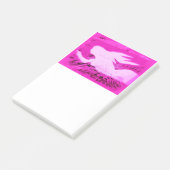 roze zeemeermin post-it® notes (Schuin)