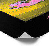 roze zeemeermin poster (Hoek)