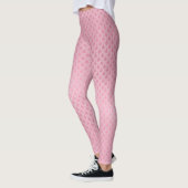 Roze Zeemeermin Schubbenpatroon Leggings (Links)