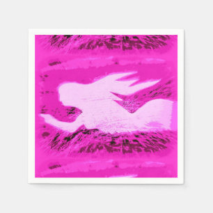 roze zeemeermin servetten