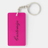 roze zeemeermin sleutelhanger (achterkant)
