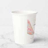 Roze Zeemeermin Staart Verjaardag Papier Cups Papieren Bekers (Rechts)