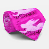 roze zeemeermin stropdas (Opgerold)
