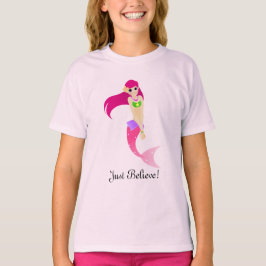 Roze Zeemeermin T-shirt