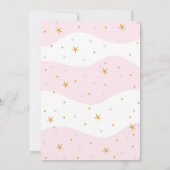 Roze Zeemeermin Verjaardag Uitnodiging met Foto (Achterkant)