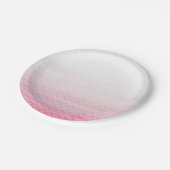 Roze Zeemeermin Verjaardagsfeest Papieren Borden Papieren Bordje (Gekanteld)