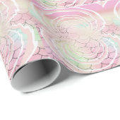 Roze zeemeerminnen cadeaupapier (Rol Hoek)
