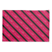 roze zeemeerminnen patroon kussensloop (Achterkant)