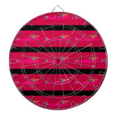 roze zeemeerminnen zwemmen rood dartbord (Voorkant)
